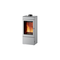 Estufa de le&ntilde;a BLAZE ELEMENT M - acabado silver grey