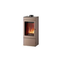 Estufa de le&ntilde;a BLAZE ELEMENT M -acabado pearl brown