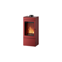 Estufa de le&ntilde;a BLAZE ELEMENT M -acabado red brown