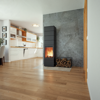 Estufa de leña BLAZE ELEMENT Q KIT ACUMULACIÓN